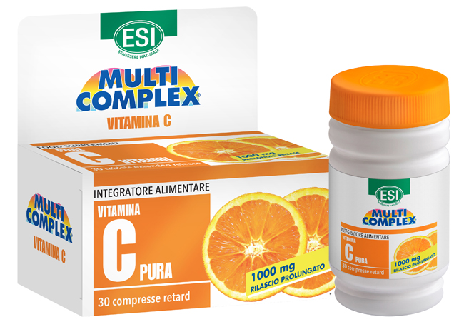 ESI MULTICOMPLEX VITAMINA C PURA 1000 MG RETARD 30 COMPRESSE - Farmacianuova.eu