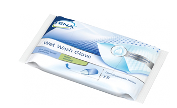TENA WET WASH GLOVE GUANTO DETERGENTE UMIDIFICATO 8 PEZZI - Farmacianuova.eu