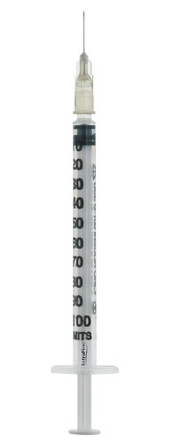 SIRINGA PER INSULINA EXTRAFINE 1ML 100 UI AGO REMOVIBILE 27 GAUGE 0,40X12 MM 1 PEZZO - Farmacianuova.eu