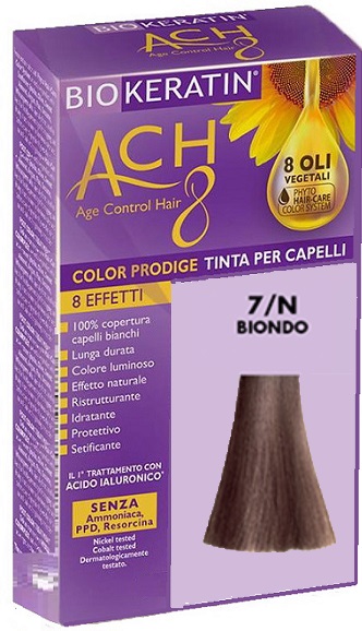 BIOKERATIN ACH8 COLOR PRODIGE 7/N BIONDO - Farmacianuova.eu