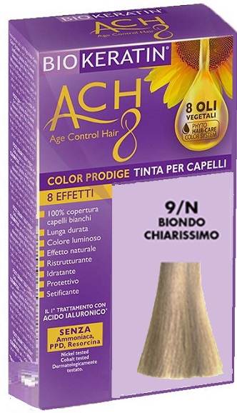 BIOKERATIN ACH8 COLOR PRODIGE 9/N BIONDO CHIARISSIMO - Farmacianuova.eu