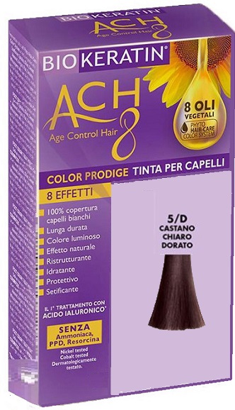 BIOKERATIN ACH8 COLOR PRODIGE 5/D CASTANO CHIARO DORATO - Farmacianuova.eu