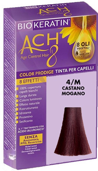 BIOKERATIN ACH8 COLOR PRODIGE 4/M CASTANO MOGANO - Farmacianuova.eu