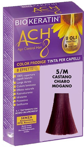 BIOKERATIN ACH8 COLOR PRODIGE 5/M CASTANO CHIARO MOGANO - Farmacianuova.eu