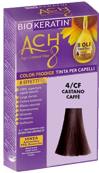 BIOKERATIN ACH8 COLOR PRODIGE 4/CF CASTANO CAFFE' - Farmacianuova.eu