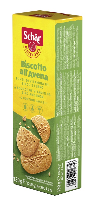 SCHAR BISCOTTI ALL'AVENA 130 G - Farmacianuova.eu