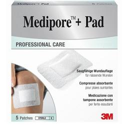 MEDICAZIONE MEDIPORE+PAD 10X15CM 5PEZZI - Farmacianuova.eu