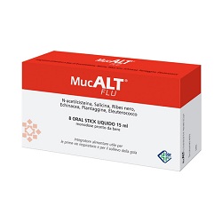 MUCALT FLU 8 ORAL STICK MONODOSE - Farmacianuova.eu
