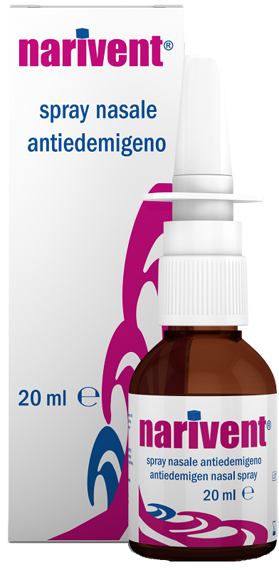 SPRAY NASALE ANTIEDEMIGENO NARIVENT FLACONE 20 ML - Farmacianuova.eu