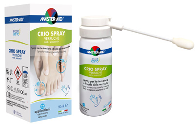 CRIO SPRAY VERRUCHE MASTER-AID FOOTCARE 50 ML E1 - Farmacianuova.eu