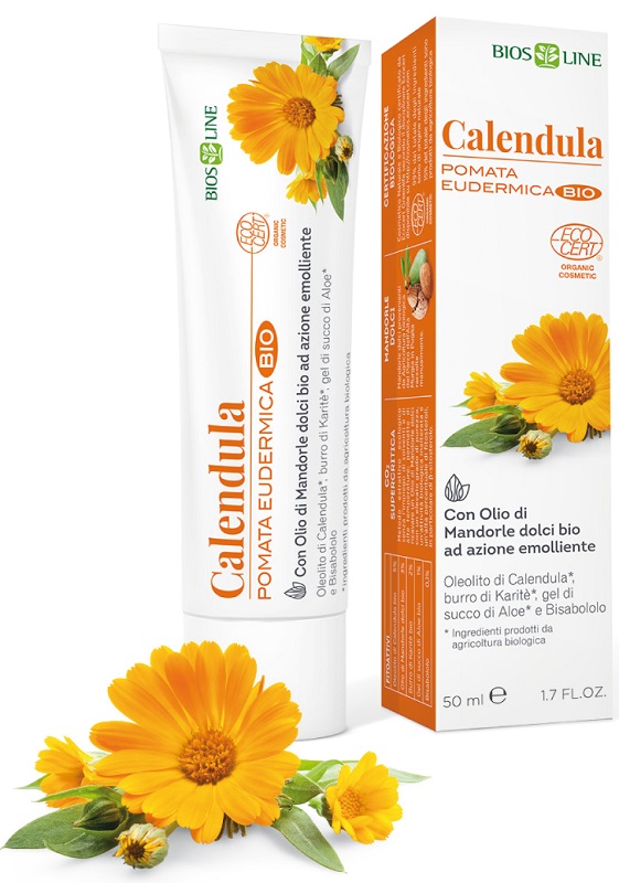 BIOSLINE CALENDULA POMATA EUDERMICA BIO 50 ML - Farmacianuova.eu