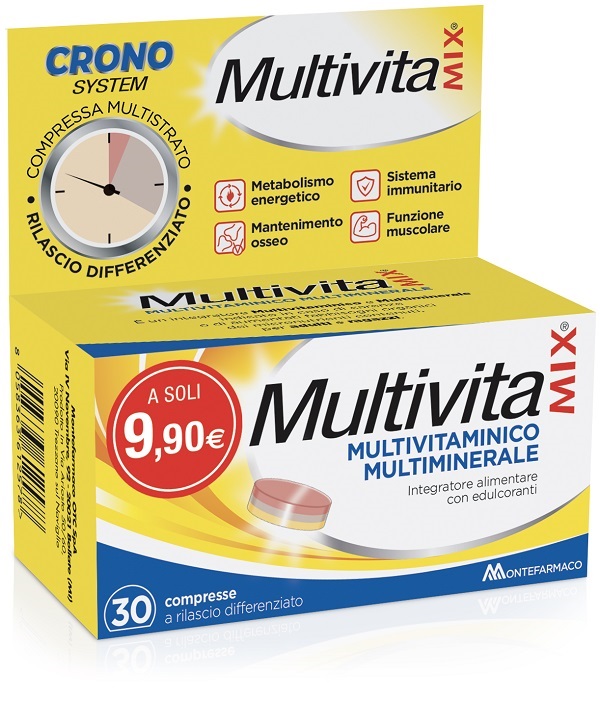 MULTIVITAMIX CRONO 30 COMPRESSE - Farmacianuova.eu