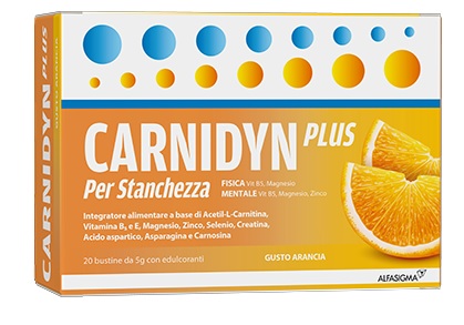 CARNIDYN PLUS 20 BUSTINE DA 5 G GUSTO ARANCIA - Farmacianuova.eu