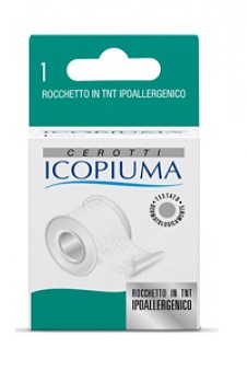 CEROTTO IN ROCCHETTO ICOPIUMA TESSUTO NON TESSUTO CARTA 2,5X500 CM - Farmacianuova.eu