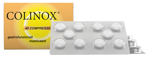 COLINOX 40 COMPRESSE MASTICABILI GASTROFUNZIONALI 56 G - Farmacianuova.eu