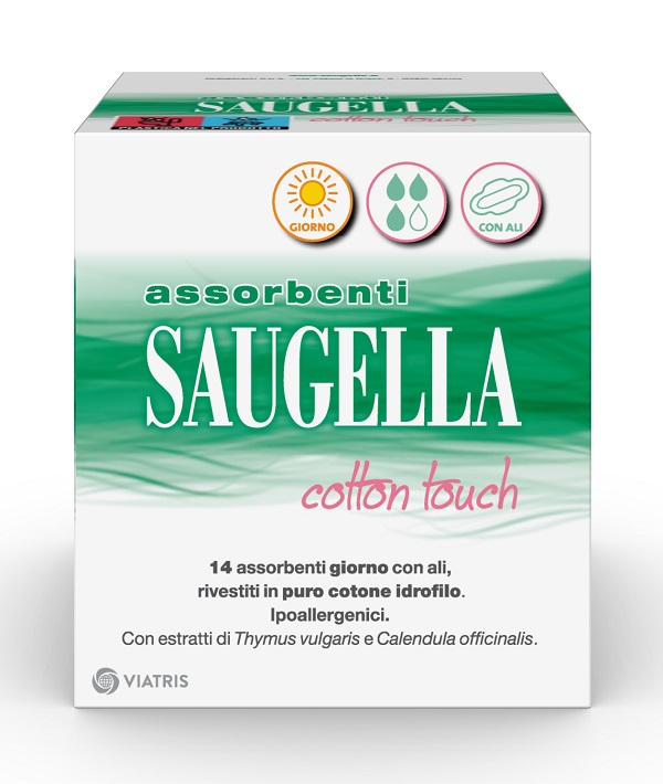 SAUGELLA COTTON TOUCH ASSORBENTI GIORNO 14 PEZZI TAGLIO PREZZO - Farmacianuova.eu