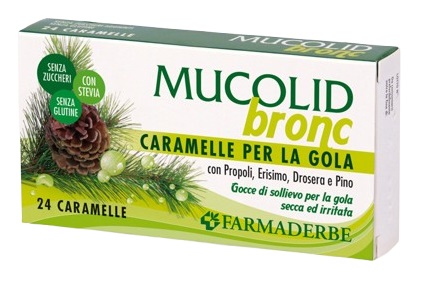 MUCOLID BRONC PROPOLI&PINO 24 CARAMELLE - Farmacianuova.eu
