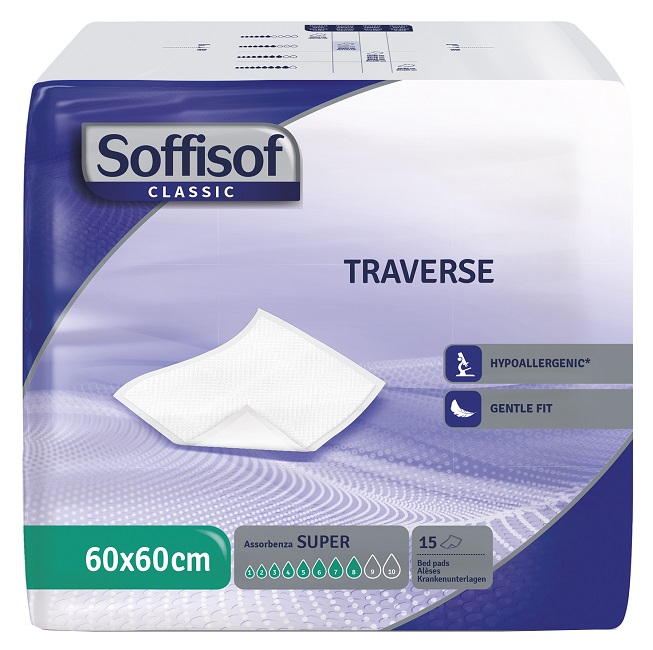 TRAVERSA PER INCONTINENZA SOFFISOF CLASSIC 60X60 15 PEZZI - Farmacianuova.eu