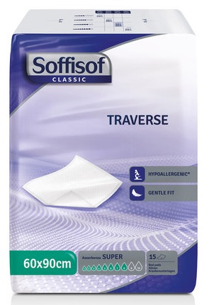 TRAVERSA PER INCONTINENZA SOFFISOF CLASSIC 60X90 15 PEZZI - Farmacianuova.eu