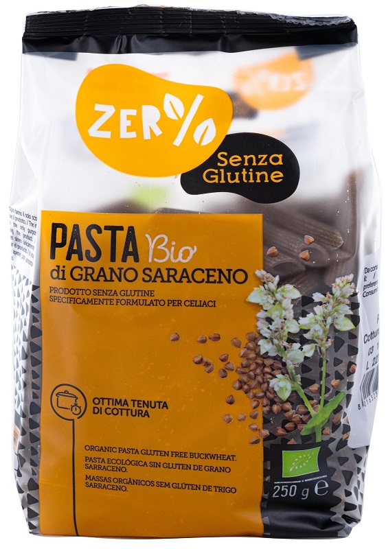 ZERO% GLUTINE PENNE GRANO SARACENO INTEGRALE 250 G - Farmacianuova.eu