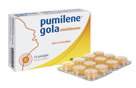 PUMILENE GOLA MIELE LIMONE 24 PASTIGLIE - Farmacianuova.eu