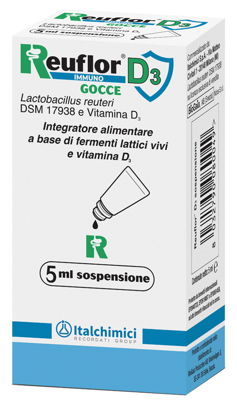 REUFLOR D3 GOCCE 5 ML  - Farmacianuova.eu