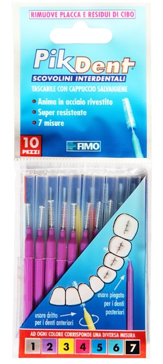 PIKDENT STUZZICOLINO 2 VI 10PZ - Farmacianuova.eu