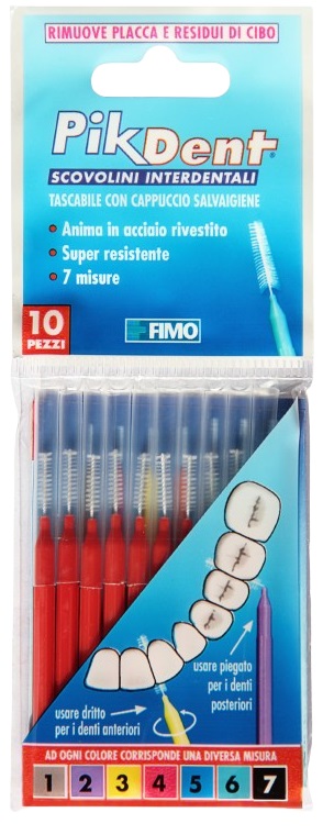 PIKDENT STUZZICOLINO 4 RO 10PZ - Farmacianuova.eu
