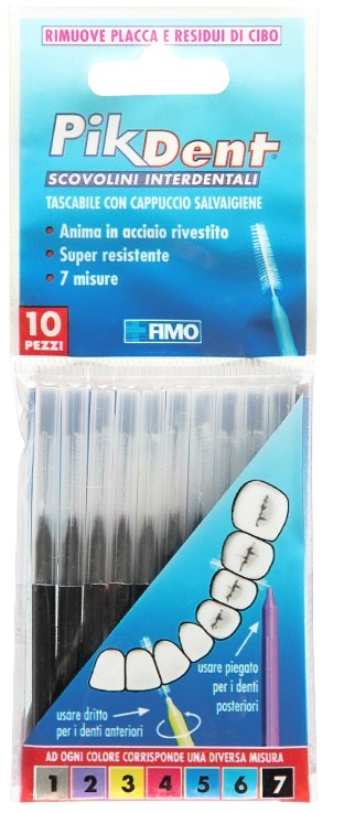 PIKDENT STUZZICOLINO 7 NE 10PZ - Farmacianuova.eu