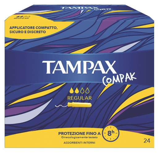 TAMPAX COMPAX REGULAR 24 PEZZI - Farmacianuova.eu