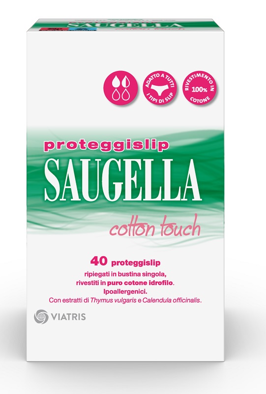 SAUGELLA ASSORBENTI COTTON TOUCH PROTEGGISLIP 40 PEZZI - Farmacianuova.eu