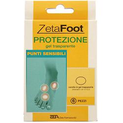 ZETAFOOT GEL TRASP PUNTI SENSIB 6PZ - Farmacianuova.eu