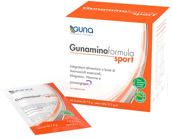 GUNAMINOFORMULA SPORT 42 BUSTE 315 G - Farmacianuova.eu
