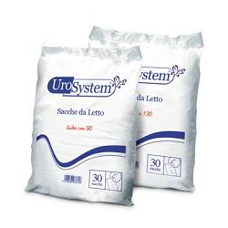 SACCA DI DRENAGGIO DA LETTO PER INCONTINENZA UROSYSTEM TUBO 130 CM SENZA SCARICO 30 PEZZI - Farmacianuova.eu