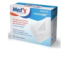 GARZA COMPRESSA TESSUTO NON TESSUTO MEDS 36X40CM 12 PEZZI SSR - Farmacianuova.eu