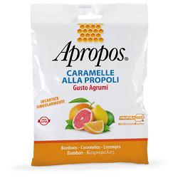 APROPOS CARAMELLE ALLA PROPOLI GUSTO AGRUMI 50 G - Farmacianuova.eu