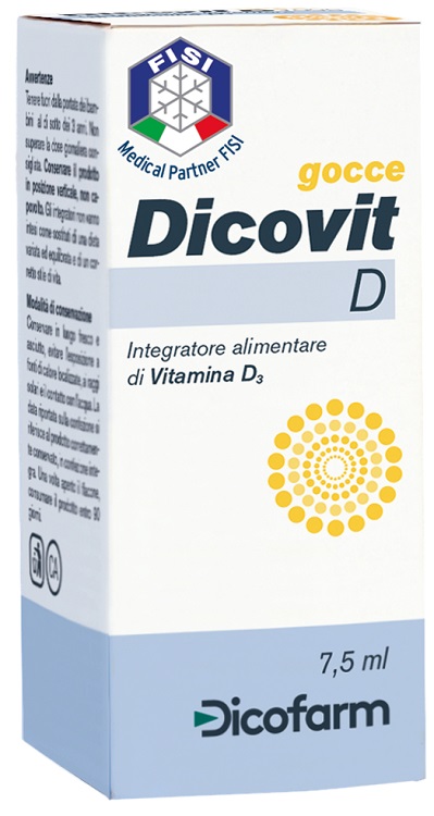 DICOVIT D VITAMINA D3 7,5 ML - Farmacianuova.eu