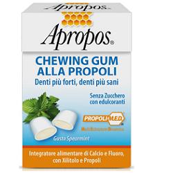 APROPOS CHEWINGUM PROPOLI 25 G - Farmacianuova.eu