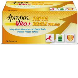 APROPOS VITA+ PAPPA REALE 500 MG 10 FLACONCINI 10 ML - Farmacianuova.eu