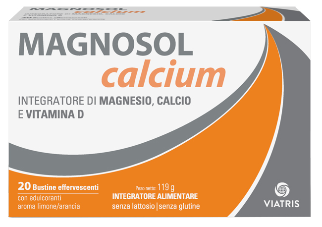 MAGNOSOL CALCIUM POLVERE EFFERVESCENTE 20 BUSTINE - Farmacianuova.eu