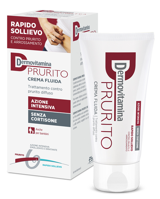 DERMOVITAMINA PRURITO CREMA FLUIDA AZIONE INTENSIVA SENZA CORTISONE 150 ML - Farmacianuova.eu