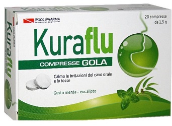 KURAFLU GOLA EUCALIPTO 20 COMPRESSE 1,5 G - Farmacianuova.eu
