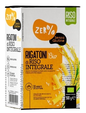 ZERO% GLUTINE RIGATONI DI RISO INTEGRALE SENZA GLUTINE BIO 500 G - Farmacianuova.eu