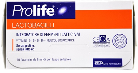 PROLIFE LACTOBACILLI 10 FLACONCINI 8 ML - Farmacianuova.eu