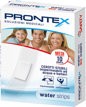 CEROTTO PRONTEX WATER STRIPS MEDIO 10 PEZZI - Farmacianuova.eu