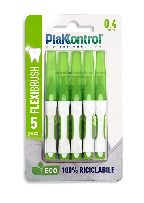 PLAKKONTROL SCOVOLINO INTERDENTALE FLEXI BRUSH04 BLISTER 5 PEZZI - Farmacianuova.eu