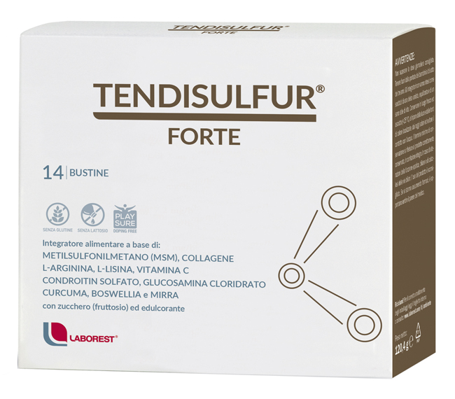 TENDISULFUR FORTE 14 BUSTE 119 G - Farmacianuova.eu