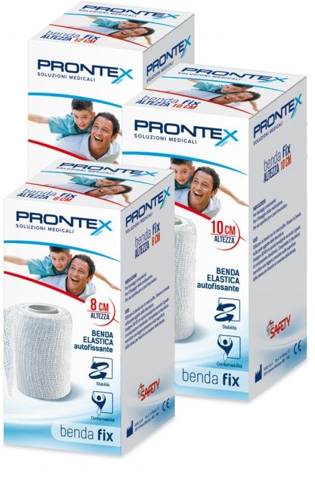 BENDA ELASTICA PRONTEX FIX AUTOFISSANTE 12 CM DI ALTEZZA PER4 METRI IN ESTENSIONE 1 PEZZO - Farmacianuova.eu