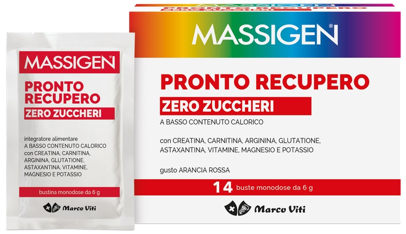 MASSIGEN PRONTO RECUPERO ZERO ZUCCHERI 14 BUSTINE - Farmacianuova.eu