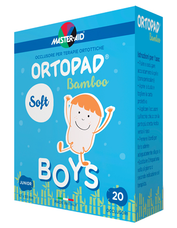 CEROTTO OCULARE PER ORTOTTICA ORTOPAD SOFT BOYS JUNIOR 20 PEZZI - Farmacianuova.eu